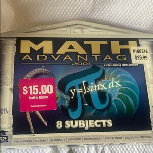 NWT Math Advantage 2001 Educational Software